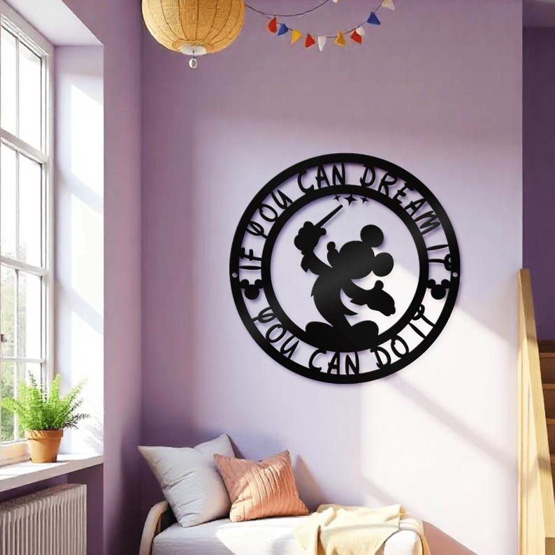 Open Sign Mickey Magical Mickey Metal Sign -disney Wall Art - Mickey Sign -mickey Décor ...