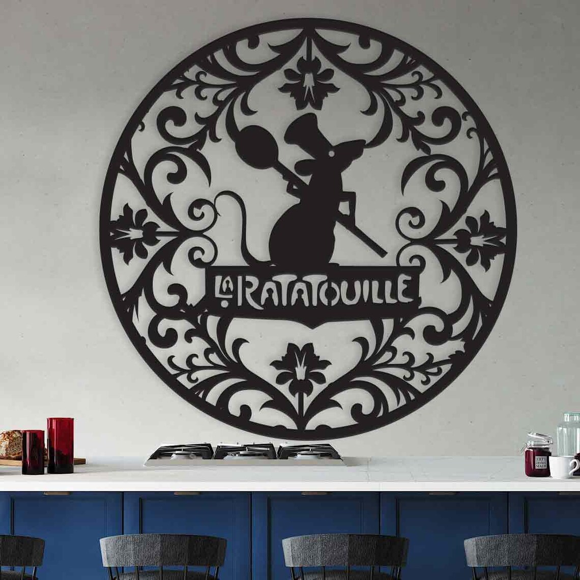 La Ratatouille Sign, Cute Little Chef Sign, Ratatouille French Bistro ...