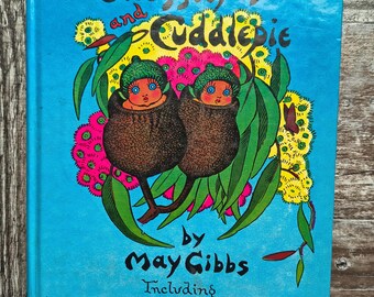 Las aventuras completas de Snugglepot y Cuddlepie • Libro vintage de May Gibbs de 1982 • Clásico infantil australiano