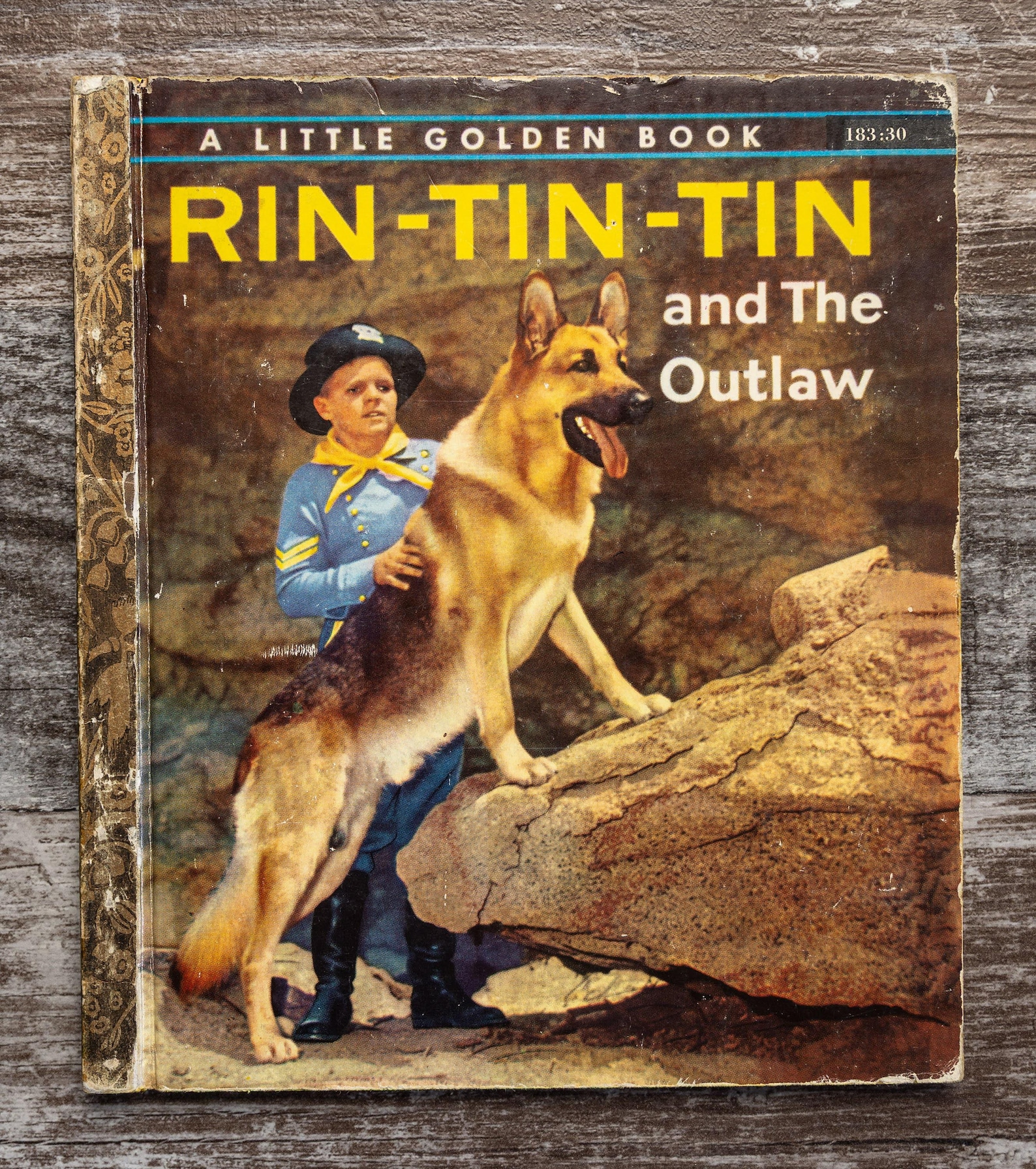Marline Rin Book Rin Tin Tin and the Outlaw • Vintage Little Golden Book • Classic ...