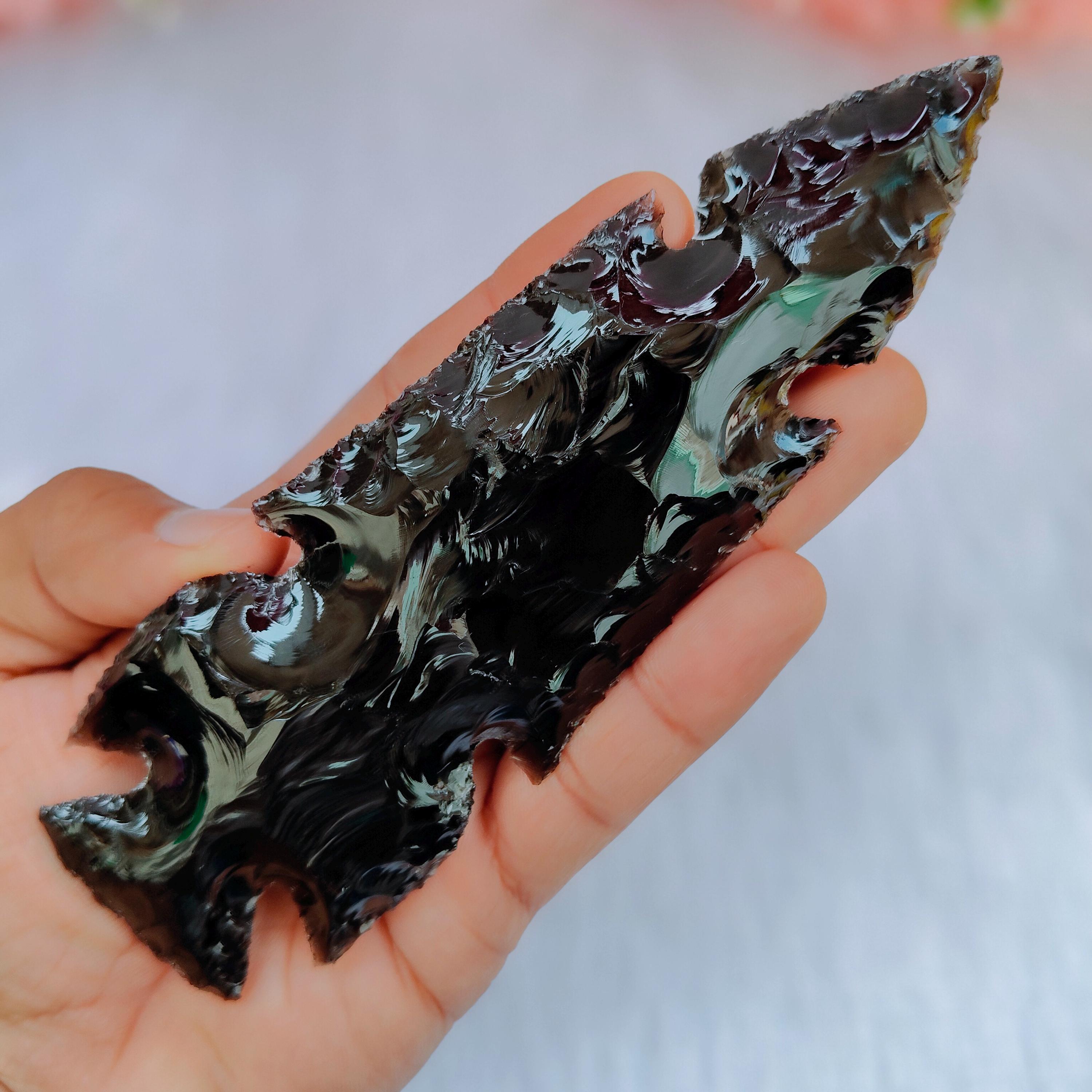 黒曜石の槍先 - Etsy 日本