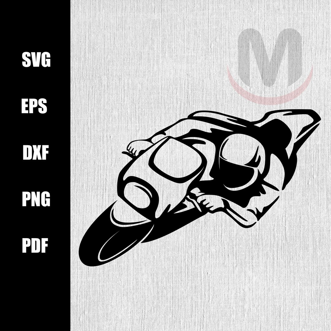 Motorcycle Rider SVG Cut File for Crafts - Etsy