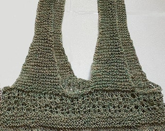 Market Tote in Jute Cotton