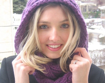 Knitting pattern for a reversible cowl