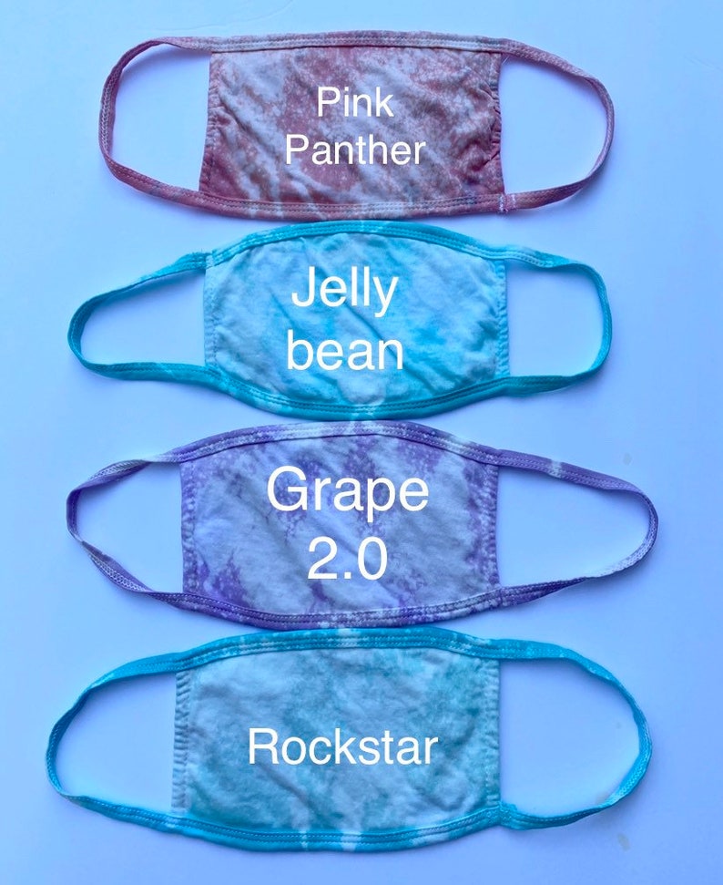Acid wash tie dye face masks FREE personalization tie dye ...