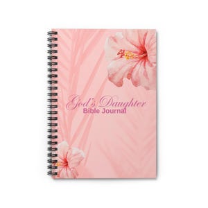 God&#39;s Daughter Floral Bible Journal, Pink Spiral Notebook for Women, Inspirational Journal, Christian Gift, Bible Study Companion, [...]