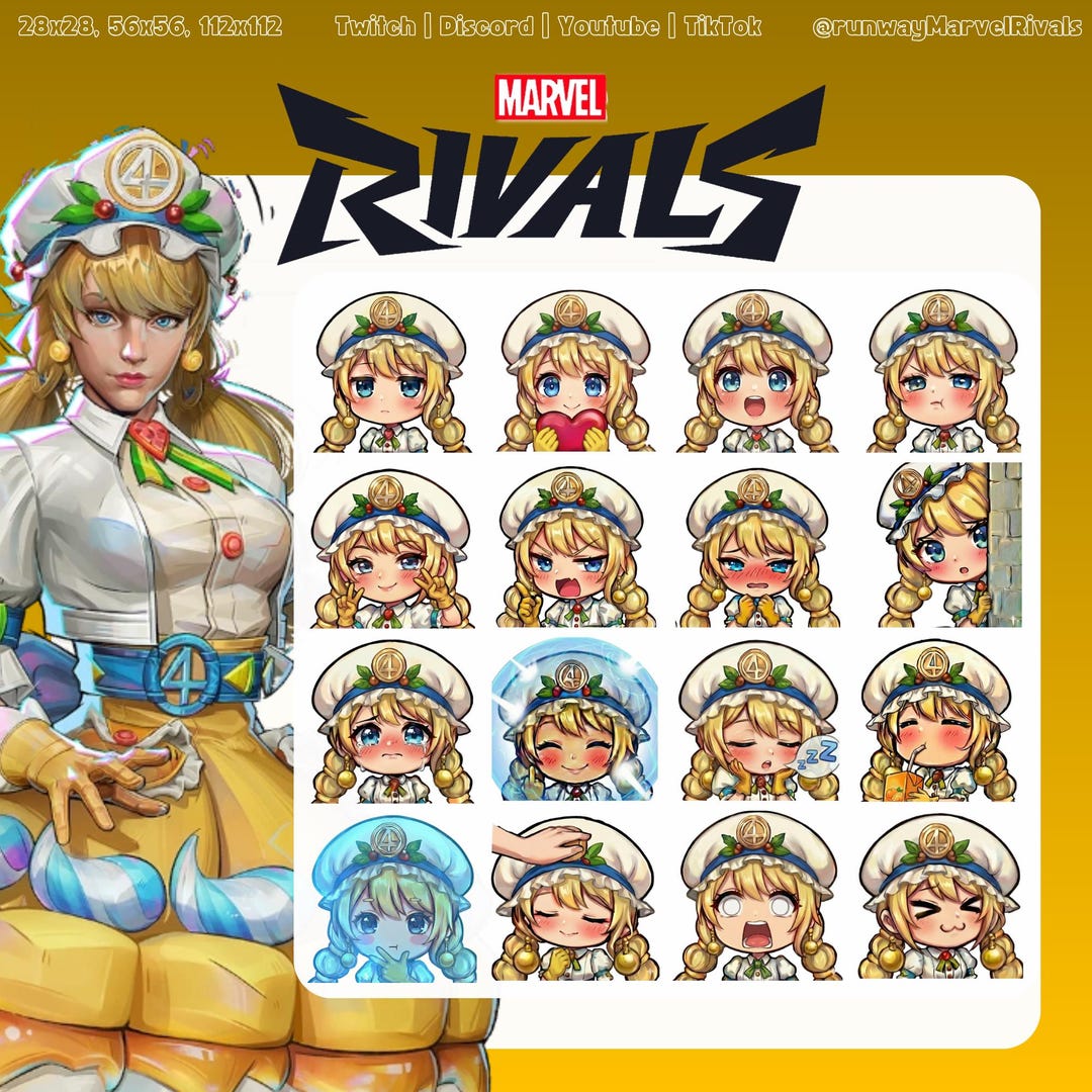 Invisible Woman Cake Rivals Invisible Woman Disappearing Dessert 16 Emote Pack Marvel Rivals ...
