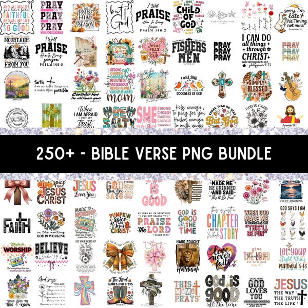 250+ Bible Scripture Quotes png bundle, Bible Verse png, Scripture png, Faith png, Blessed png, Religious png, Christian png