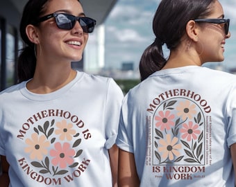 Mutterschaft ist Königreich Arbeit Shirt png, Christian Mom png, Christian Retro png, Retro Christian Mom png, Christian Muttertag png