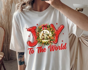 Joy To The World Png, Christian Christmas Png, Bible Verse Png, Coquette Jesus Christmas Png, Baby Jesus Png, Oh Holy Night, Nativity Scene