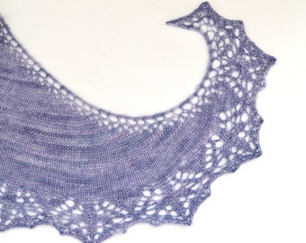 Shawlette pattern "Lidiya". Hand Knitted Lace Shawl, Shawlette, Scarf. Original Design. PDF downloadable pattern. LaceKnit design