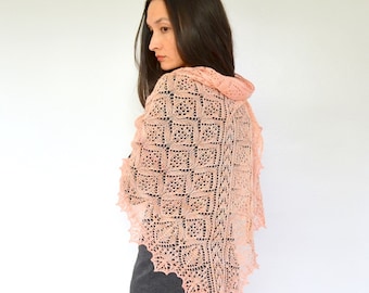 Knitting Pattern: "Evanston" Lace Shawl (PDF Download) ENG only