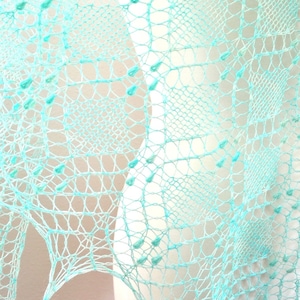 Shawl pattern &quot;Robin&#39;s Nest&quot;. Hand Knitted Lace Shawl, Wrap, Scarf. Original Design. PDF downloadable pattern. ENG only