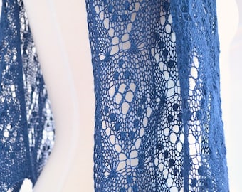 Knitting Pattern: "Florence" Lace Scarf (PDF Pattern) ENG only