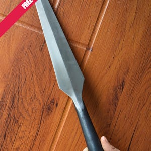 Medieval Spearhead, 13 Inch Historical Replica, High Carbon Steel Display Object