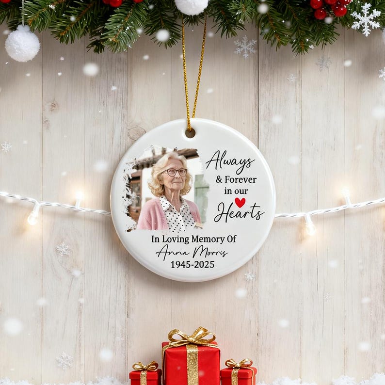 Chrstmas Memoral Ornament Unque Gfts Personalzed Gfts | Etsy