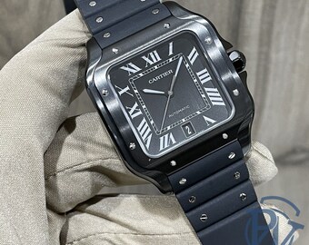 Cartier Santos de Cartier Große Uhr