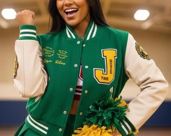 Custom Varsity Jacket – Personalized Letterman Jacket with Chenille Embroidery