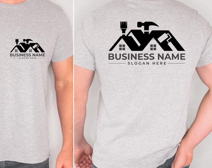 Custom Construction Company Uniform Shirt: Personalized Business Name ...
