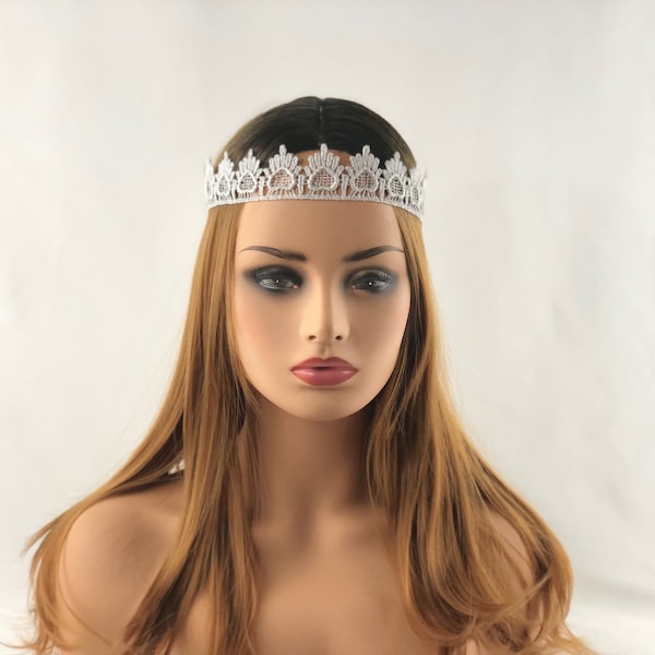 Silberne Spitze Herz/Wimper Krone für Prinzessin, Königin Regal Royal Foto Prop mehrere Größe Headpiece Haarband, Renaissance, cosplay Geburtstag