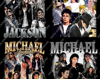 Combo 4-fil Michael Jackson PNG, King of Pop Digital, Michael-fangåva