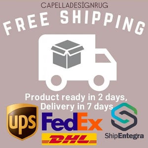 May include: White graphic of a delivery truck carrying a box, with the words "FREE SHIPPING" above. The image also includes the logos of UPS, FedEx, DHL, and ShipEntegra.