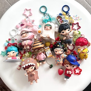 hirono popmart perlen charm schlüsselanhänger
