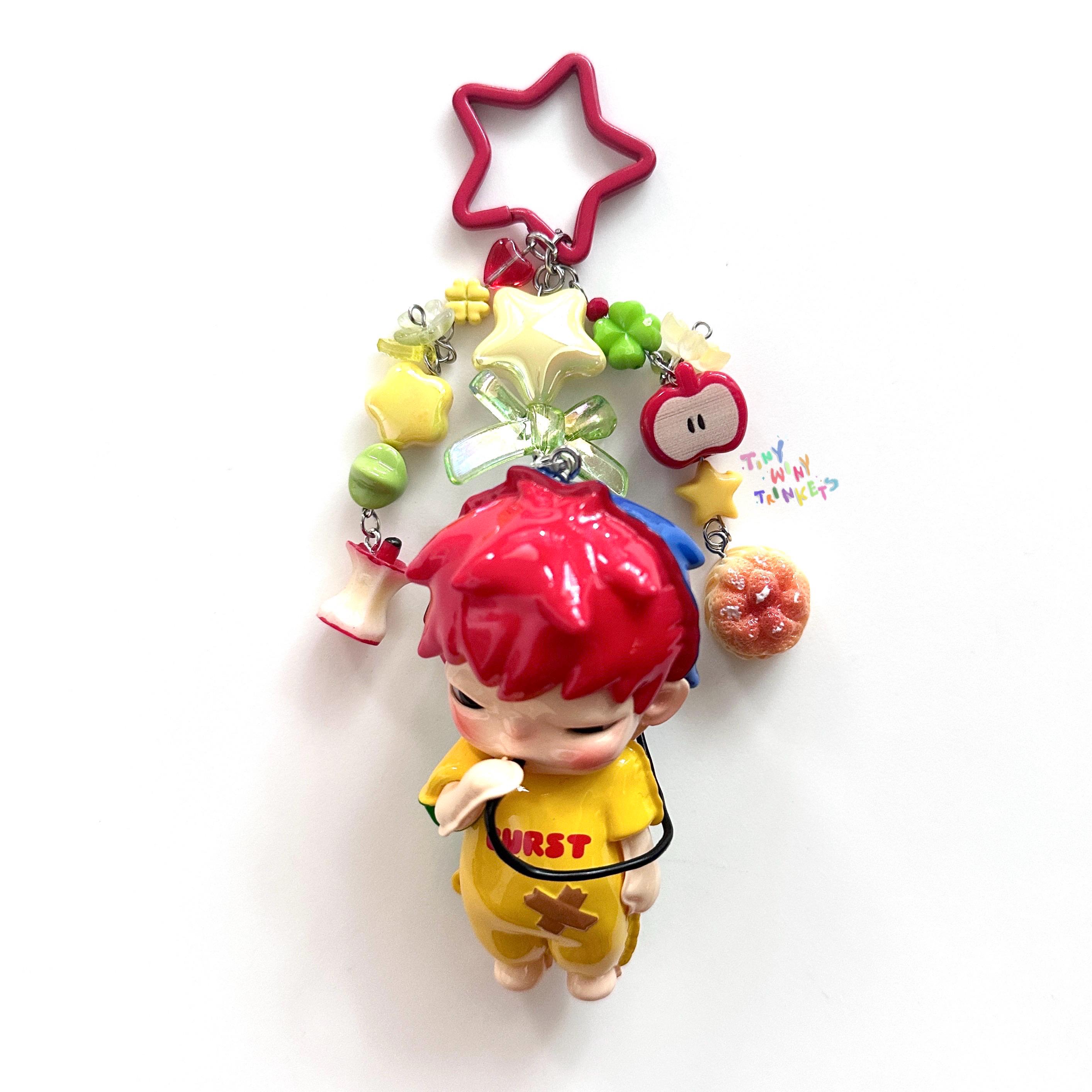 Hirono ビーズバッグチャームキーホルダー - Etsy 日本