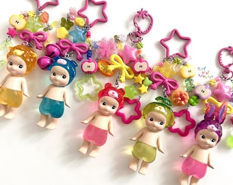 sonny angel candy store charms beaded keychain