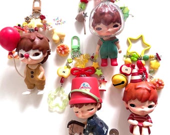 Customize Commission: Custom Hirono Popmart Vol 1 to No Face - Etsy