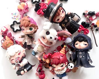 Handmade Hirono Little Mischief Series Keychain - Etsy