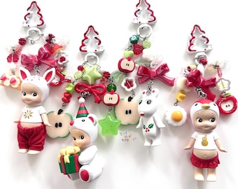 Llavero con cuentas y dije para bolso con abalorios de Sonny Angel