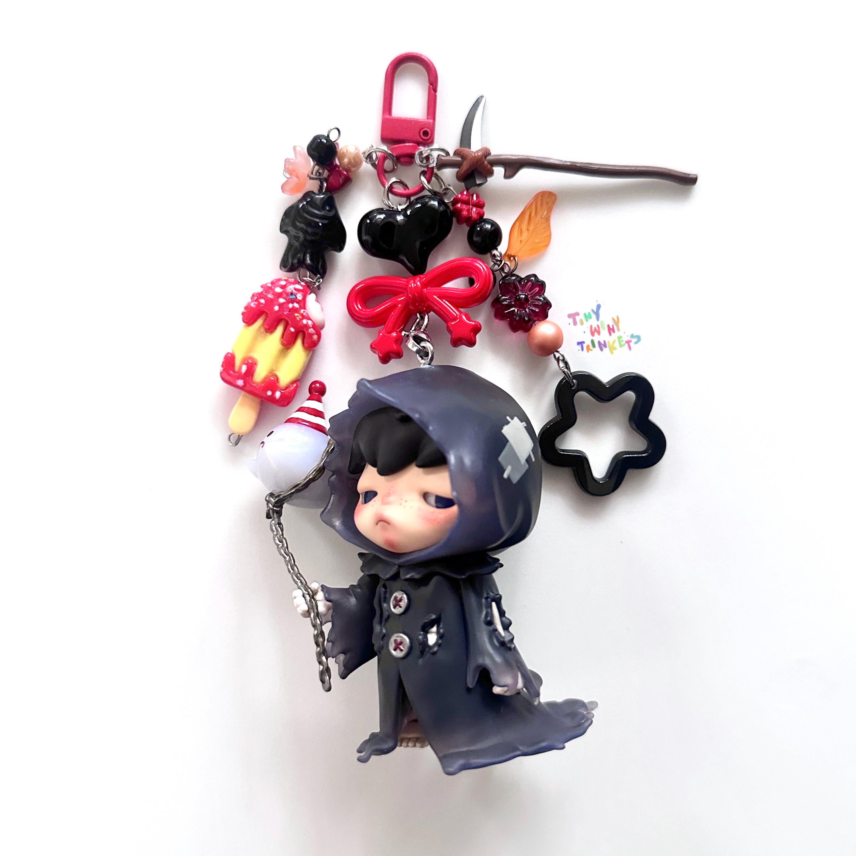 Hirono Monsters' Carnival Series Beaded Charm Keychain - Etsy