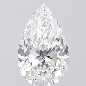 1.75 Ct 11 MM Pear Shape lab made diamond E VVS, IGI Certified lab grown diamond loose, Eco Friendly Diamond For Pear alternative Ring