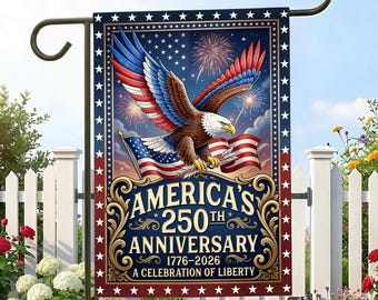 250th USA Anniversary Flag, 250 Freedom Usa Flag, 4th Of July Liberal, Patriotic Door Decor, 1776 2026 American Eagle Flag