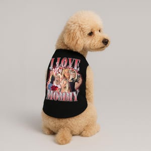 Personalized Bootleg Pet Shirt: Custom Bling Bootleg Dog Shirt, Birthday Gifts For Dog Mom