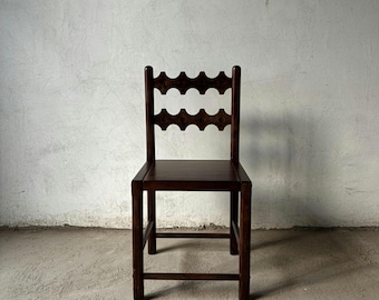 Diamond design eetkamerstoel | Eetkamerstoelen van gerecycled hout