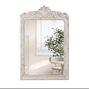 Luxury full length mirror frame, Handmade wooden mirror, wall carved mirror in vintage style, Hand carved wooden mirror, crafted wall decor