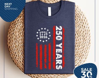 250th America Anniversary T-Shirt | Vintage USA Flag Patriotic Tee | Freedom 250 Patriotic Shirt | America 250th Anniversary T-Shirt