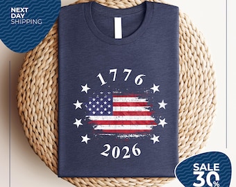 American 250 Shirt | USA 250th Anniversary Shirt | Semiquincentennial Celebration Shirt | 1776-2026 | July 4th Tee | Gift for Patriots