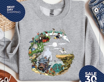 Studio Ghibli Sweatshirt | Spirited Away Hoodie | Totoro Hoodie | My Neighbor Totoro Hoodie | Ghibli Hoodie | Hayao Miyazaki Hoodie