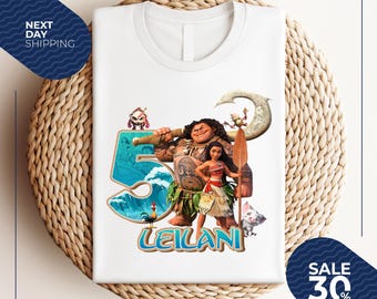 Moana Birthday Shirt | Moana Maui Family Birthday Tshirt | Matching Shirts | Moana Mommy Birthday Party Shirt | Moana Daddy Birthday Shirt