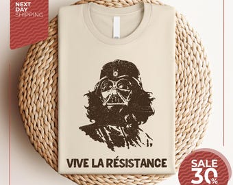 Retro Resistance Graphic Shirt | Retro Distressed Sci-Fi Rebel Graphic Tee | Vintage Protest Art T-Shirt | Unisex Statement Shirt
