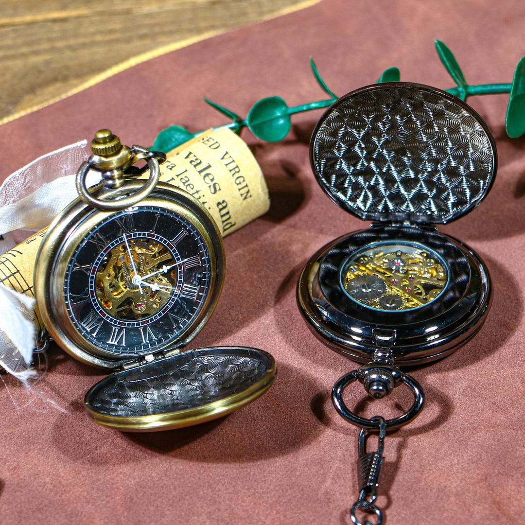 Personalized Pocket Watch,personalized Watch,engraved Pocket Watch