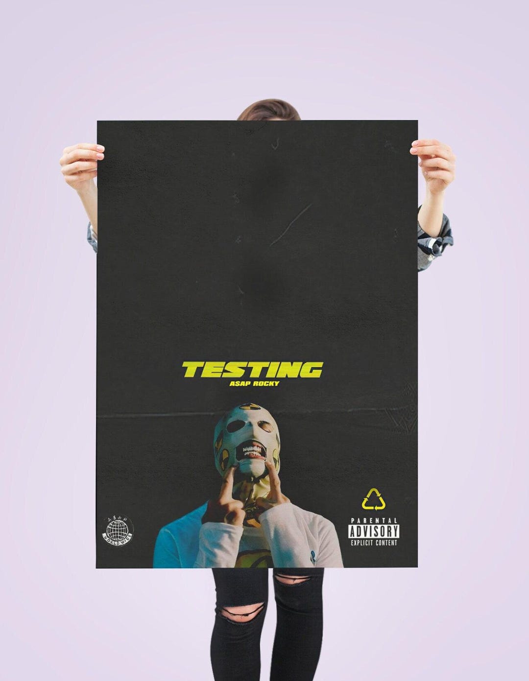 ASAP Rocky - Testing #6 Deluxe Matte Vertical Poster - Etsy