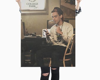 Lógica - Póster vertical mate de lujo de College Park
