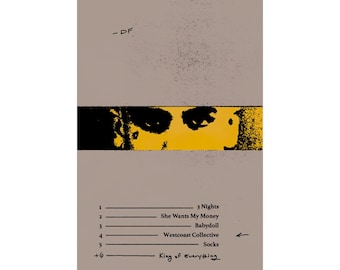 Dominic Fike - "No me olvides", póster vertical mate premium de Demos