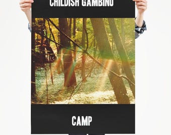 Póster vertical mate de lujo de Childish Gambino - Campamento