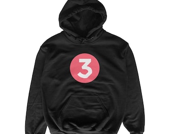 Chance The Rapper - Sweat à capuche unisexe de luxe avec logo