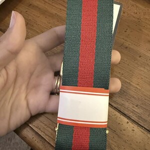 Correa de repuesto ancha y ajustable para bolso cruzado: cómoda correa de lona con herrajes dorados para bolsos de hombro o de mano. imagen 9